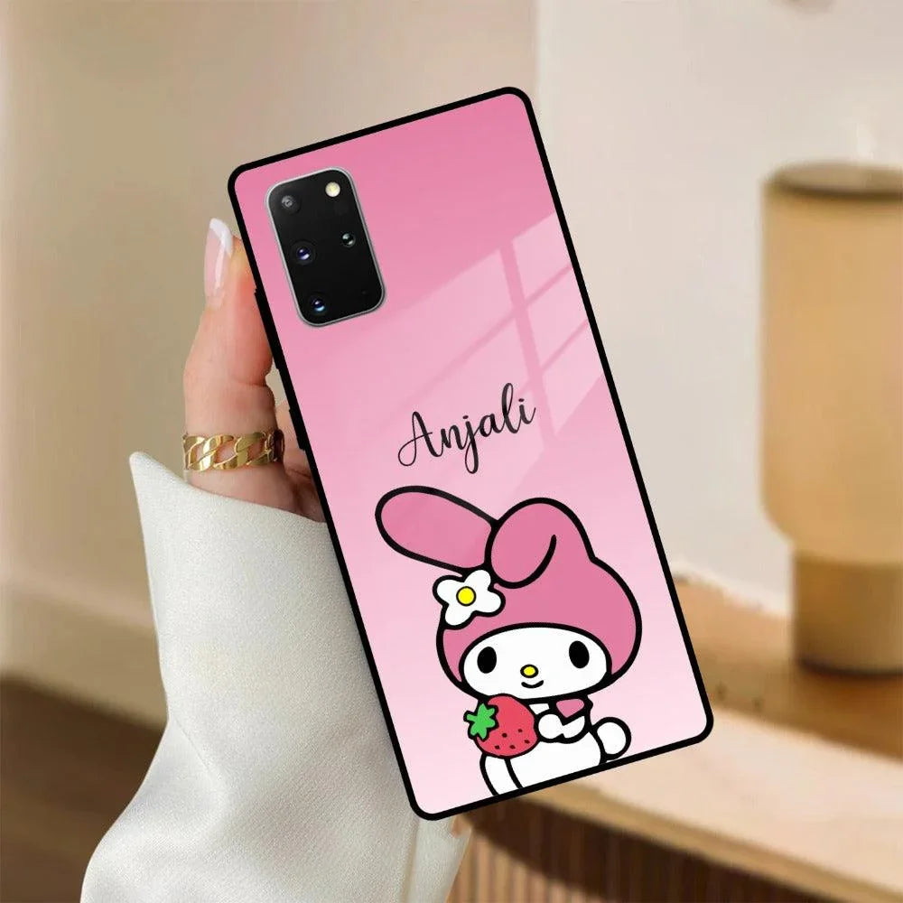 Pink Bunny Glass Case Cover For Samsung - ShopOnCliQ