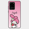 Pink Bunny Glass Case Cover For Samsung Galaxy S20 Ultra