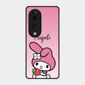 Pink Bunny Glass Case Cover For Vivo T3 Ultra