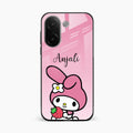 Pink Bunny Glass Case Cover For Vivo V60e 5G