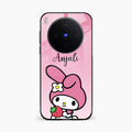 Pink Bunny Glass Case Cover For Vivo X300 5G