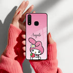 Pink Bunny Glass Case Cover For iQOO - ShopOnCliQ