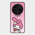 Pink Bunny Glass Case Cover For Xiaomi 14 Ultra