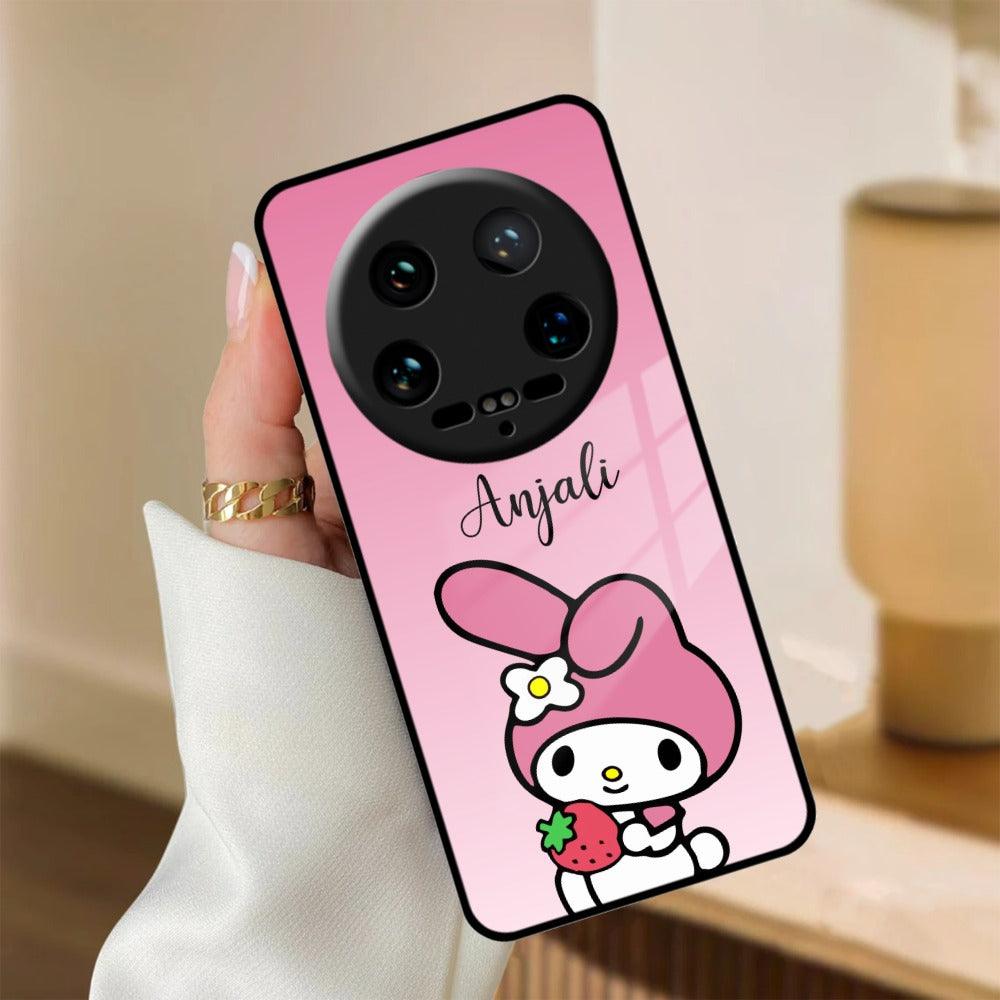 Pink Bunny Glass Case Cover For Redmi/Xiaomi - ShopOnCliQ