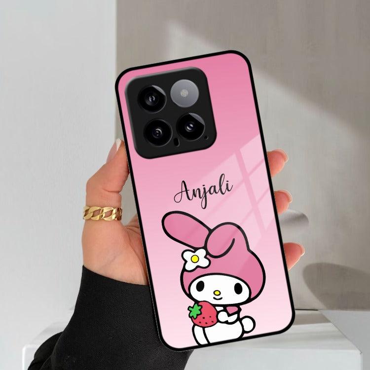 Pink Bunny Glass Case Cover For Redmi/Xiaomi - ShopOnCliQ