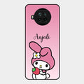 Pink Bunny Glass Case Cover For Xiaomi Mi 10I 5G