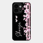 Pink Floral Customize Glass Case Cover For Oneplus 13S 5G