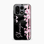 Pink Floral Customize Glass Case Cover For OnePlus 15 5G