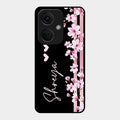 Pink Floral Customize Glass Case Cover For Oneplus Nord Ce 3 5G