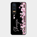 Pink Floral Customize Glass Case Cover For Oneplus Nord Ce 4 Lite 5G