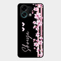 Pink Floral Customize Glass Case Cover For Oppo K13 Turbo 5G