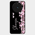 Pink Floral Customize Glass Case Cover For Realme 11 Pro Plus 5G