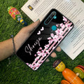 Pink Floral Customize Glass Case Cover For Realme/Narzo - ShopOnCliQ