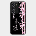 Pink Floral Customize Glass Case Cover For Realme P3 Lite 5G
