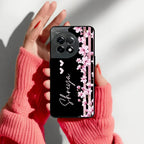 Pink Floral Customize Metal Case Cover For Oneplus - ShopOnCliQ