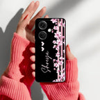 Pink Floral Customize Metal Case Cover For Oneplus - ShopOnCliQ