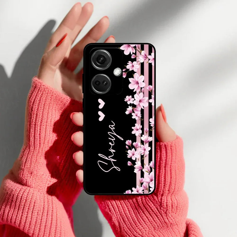 Pink Floral Customize Metal Case Cover For Oneplus - ShopOnCliQ