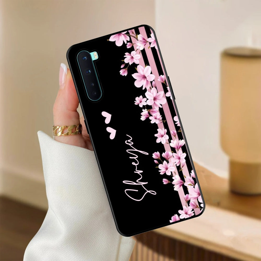 Perfect Customized Floral Glossy Metal Case Cover For OnePlus