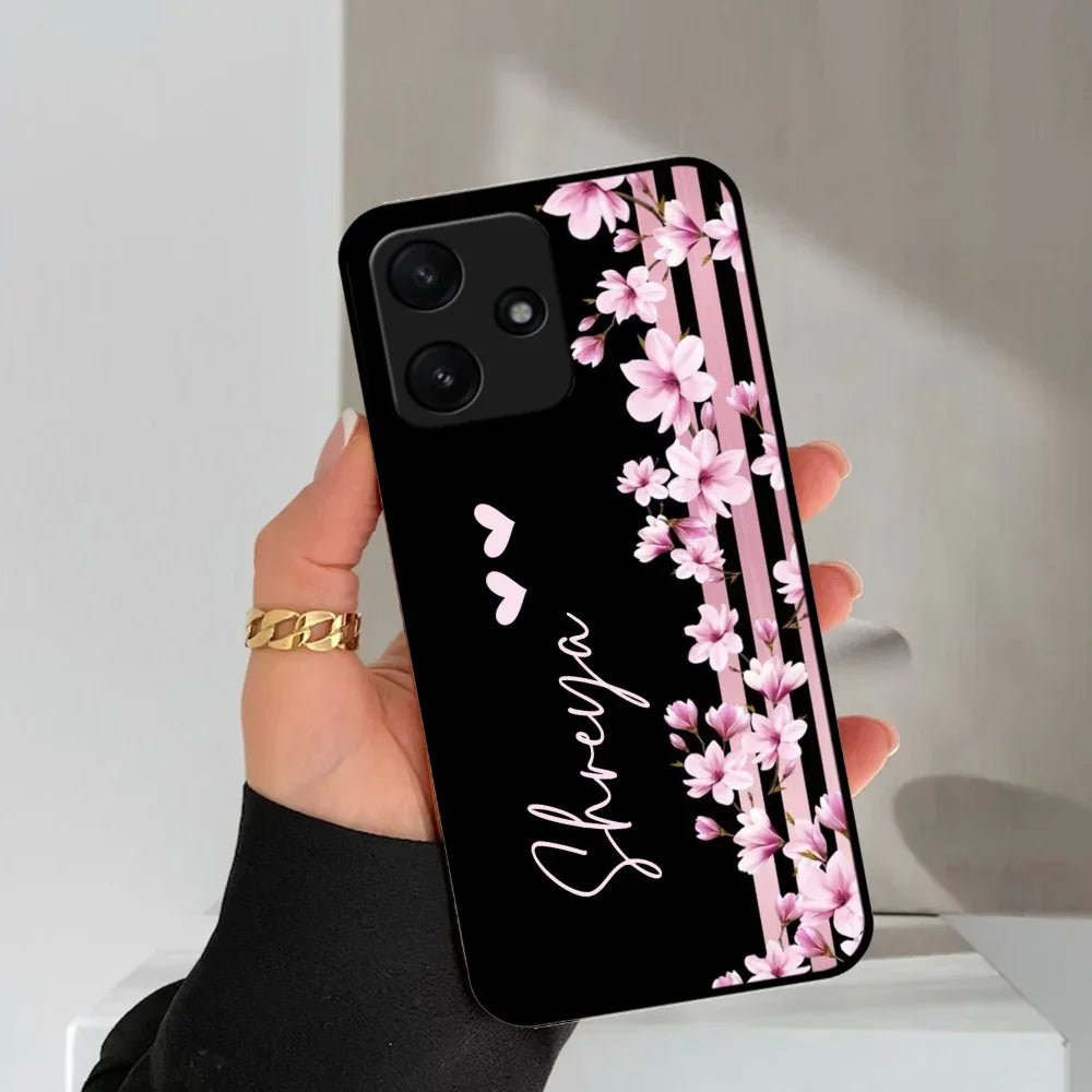 Pink Floral Customize Metal Case Cover For Poco - ShopOnCliQ