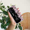 Pink Floral Customize Anti Yellow Case For Vivo T3 Lite 5G