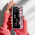 Pink Floral Customize Anti Yellow Case For Motorola G67 Power 5G