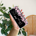 Pink Floral Customize Transparent Silicon Case For OnePlus 13 5G