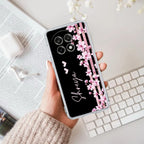 Pink Floral Anti Yellow Case For OnePlus 13R 5G