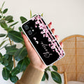Pink Floral Customize Transparent Silicon Case For OnePlus Nord CE 2 Lite