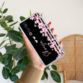 Pink Floral Customize Transparent Silicon Case For OnePlus Nord CE 4 5G