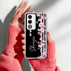 Pink Floral Customize Anti Yellow Case For Oppo A5 5G
