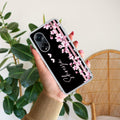 Pink Floral Anti Yellow Case For Oppo Reno 8T 5G