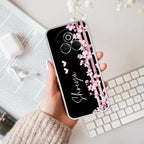 Pink Floral Anti Yelllow Case For Realme P3 Pro 5G