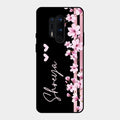 Pink Floral Glossy Metal Case Cover For Oneplus 8 Pro