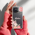 Pink Floral Transparent Silicon Case For iQOO 15R 5G