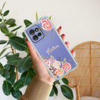 Pink Floral Anti Yellow Case For Motorola Edge 50 Neo