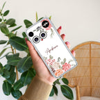 Pink Floral Anti Yellow Case For Nothing Phone 3