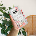 Pink Floral Anti Yellow Case For Nothing Phone 2a 5G