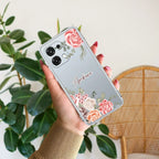 Pink Floral Anti Yellow Case For Oppo F31 5G