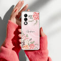Pink Floral Anti Yellow Case For Oppo K13x 5G