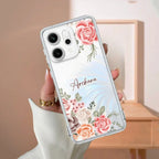 Pink Floral Anti Yellow Case For OPPO Reno 14 Pro 5G