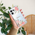 Pink Floral Anti Yellow Case For Oppo Reno 16C 5G