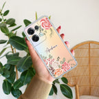 Pink Floral Anti Yellow Case For Oppo Reno 8 Pro 5G
