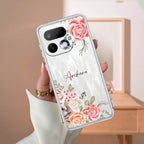 Pink Floral Customize Anti Yelllow Case For Realme 16 Pro 5G