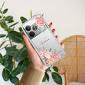 Pink Floral Anti Yelllow Case For Realme GT 6T 5G