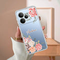 Pink Floral Anti Yelllow Case For Realme P4 Pro 5G