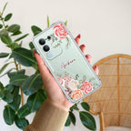 Pink Floral Anti Yellow Case For Vivo Y31 Pro 5G