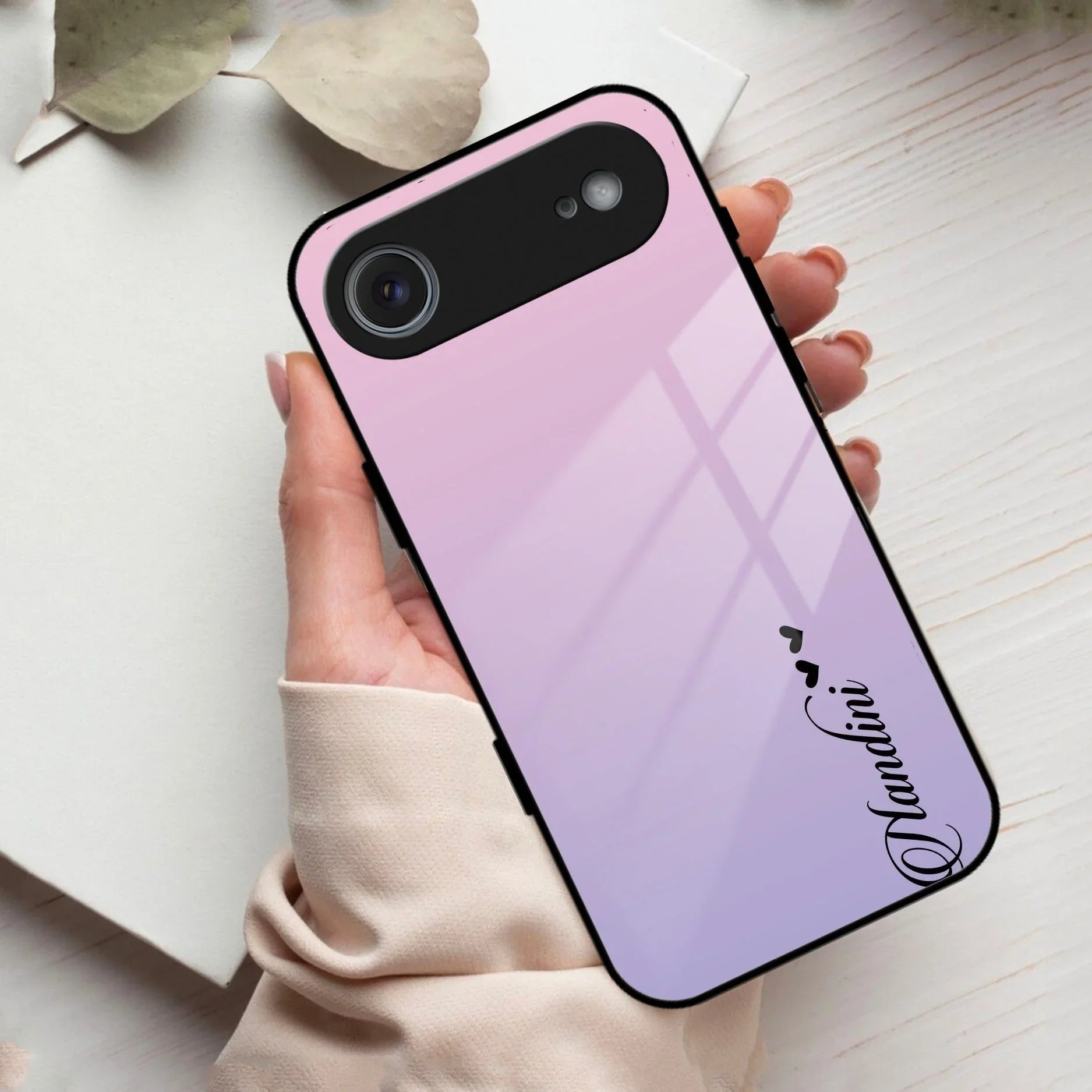 Pink Gradient Glass Case Cover For iPhone - ShopOnCliQ