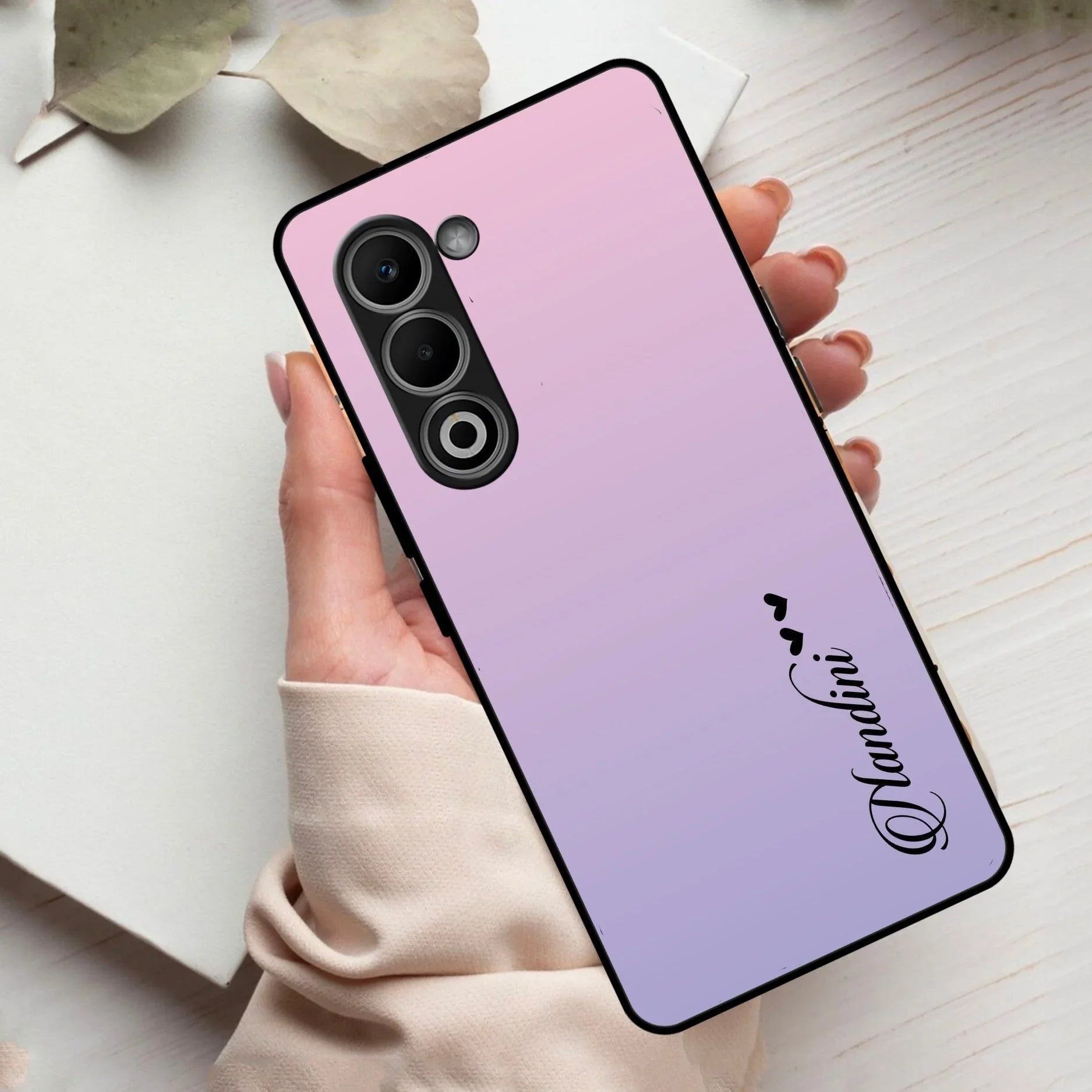 Pink Gradient Glass Case Cover For Oppo - ShopOnCliQ