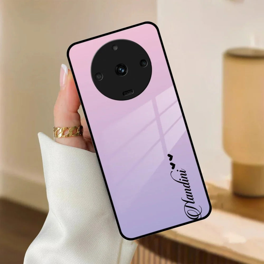 Pink Gradient Glass Case Cover For Realme/Narzo - ShopOnCliQ