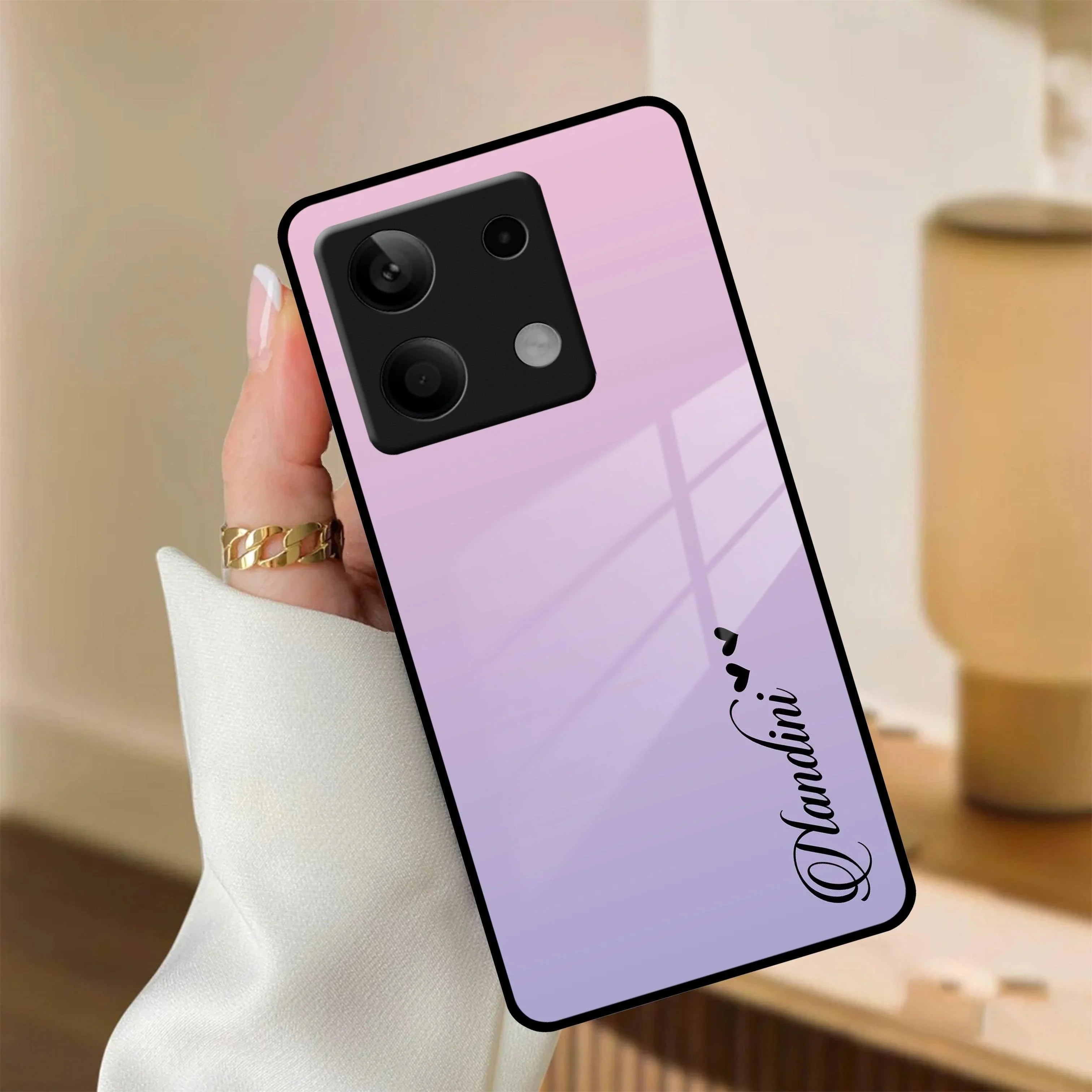 Pink Gradient Glass Case Cover For Redmi/Xiaomi - ShopOnCliQ